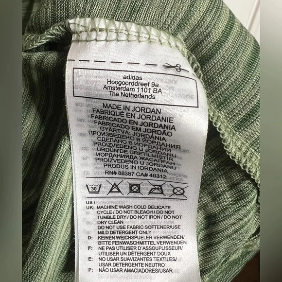 ADIDAS Prime Green Aero Ready Men’s 2XL Short Sleeved Athletic Shirt GUC - Picture 5 of 5